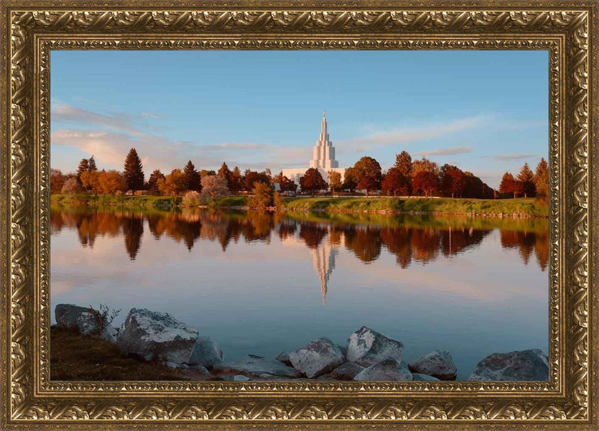 Idaho Falls Sunset on the River