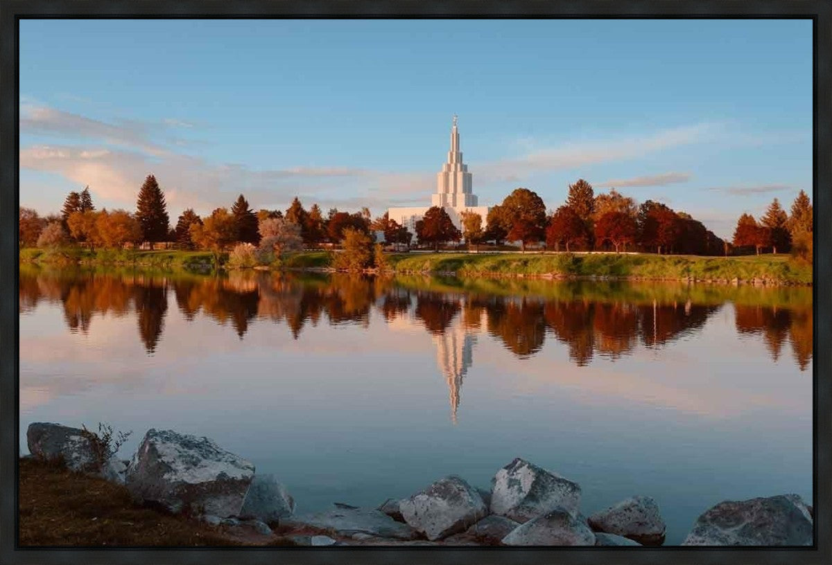 Idaho Falls Sunset on the River