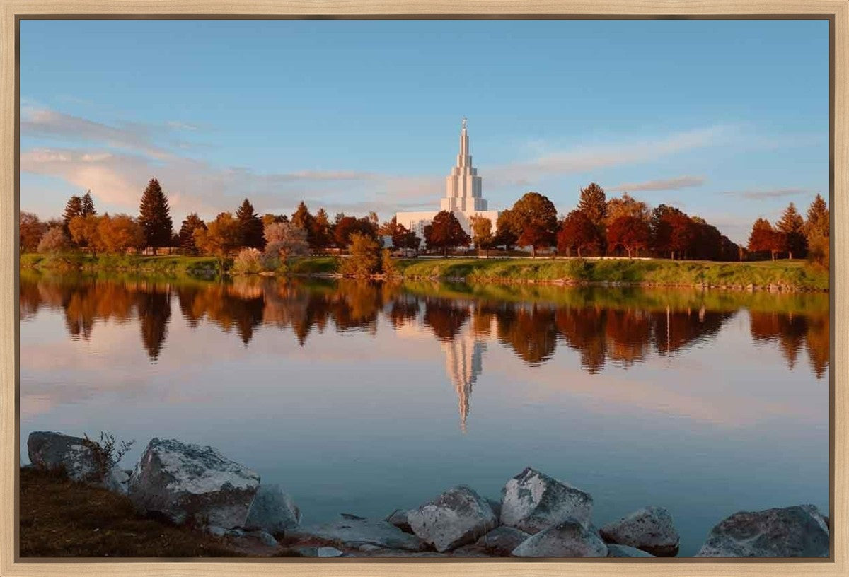 Idaho Falls Sunset on the River
