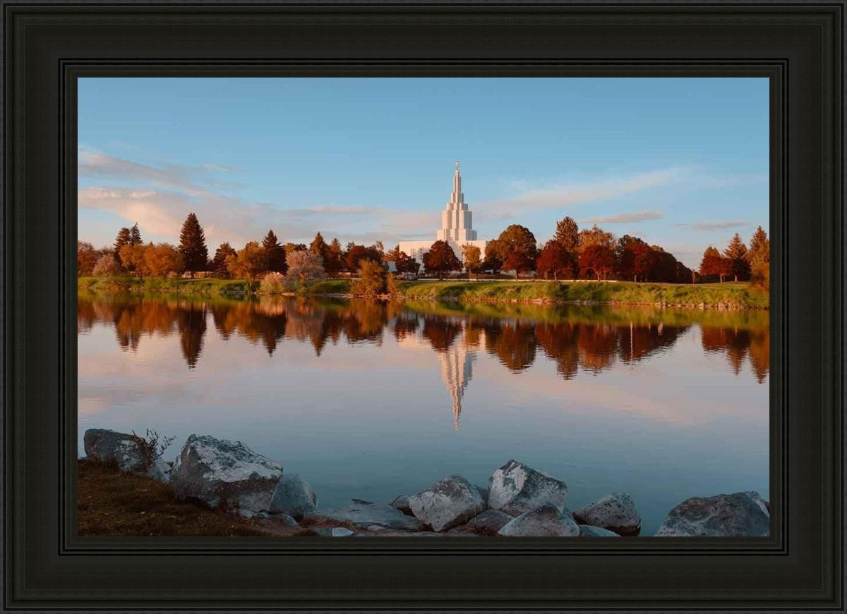 Idaho Falls Sunset on the River