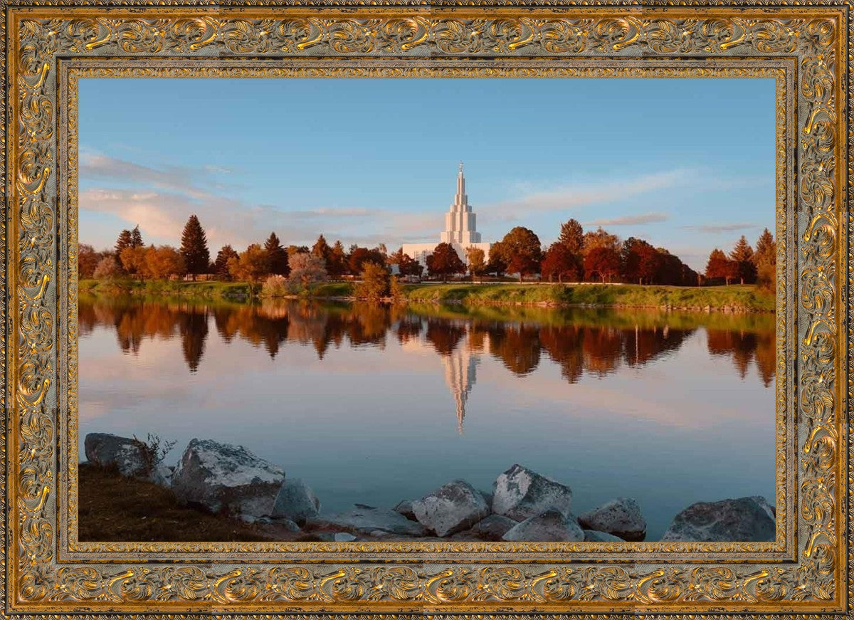 Idaho Falls Sunset on the River