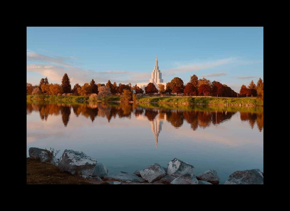 Idaho Falls Sunset on the River