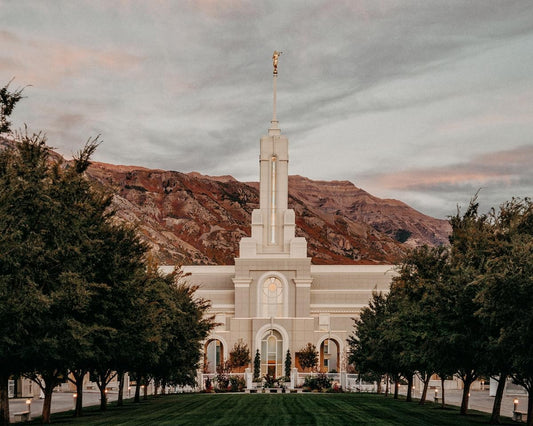 Mount Timpanogos a Firm Foundation Gallery Wrap