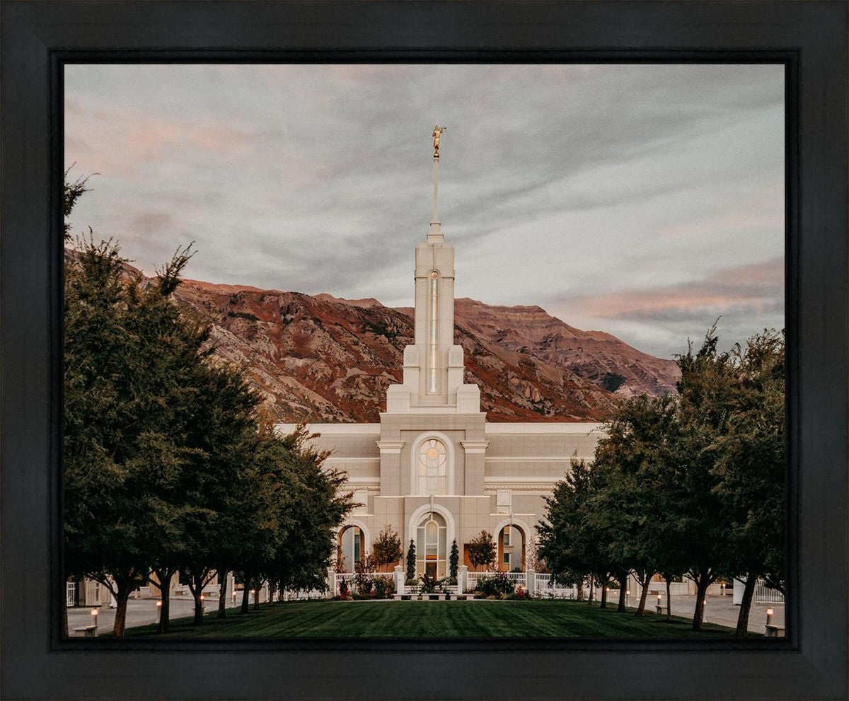 Mount Timpanogos a Firm Foundation Gallery Wrap