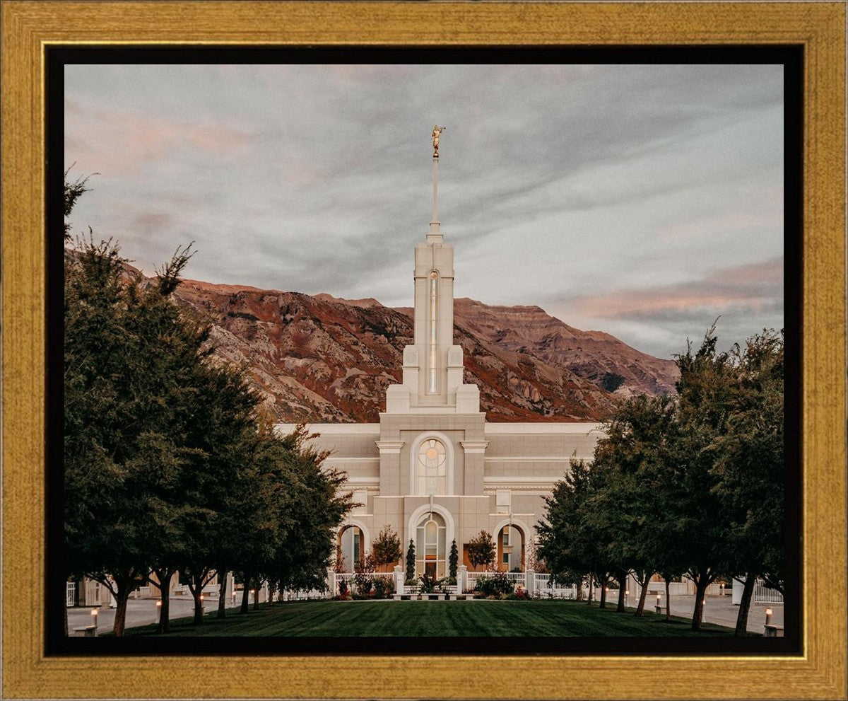 Mount Timpanogos a Firm Foundation Gallery Wrap