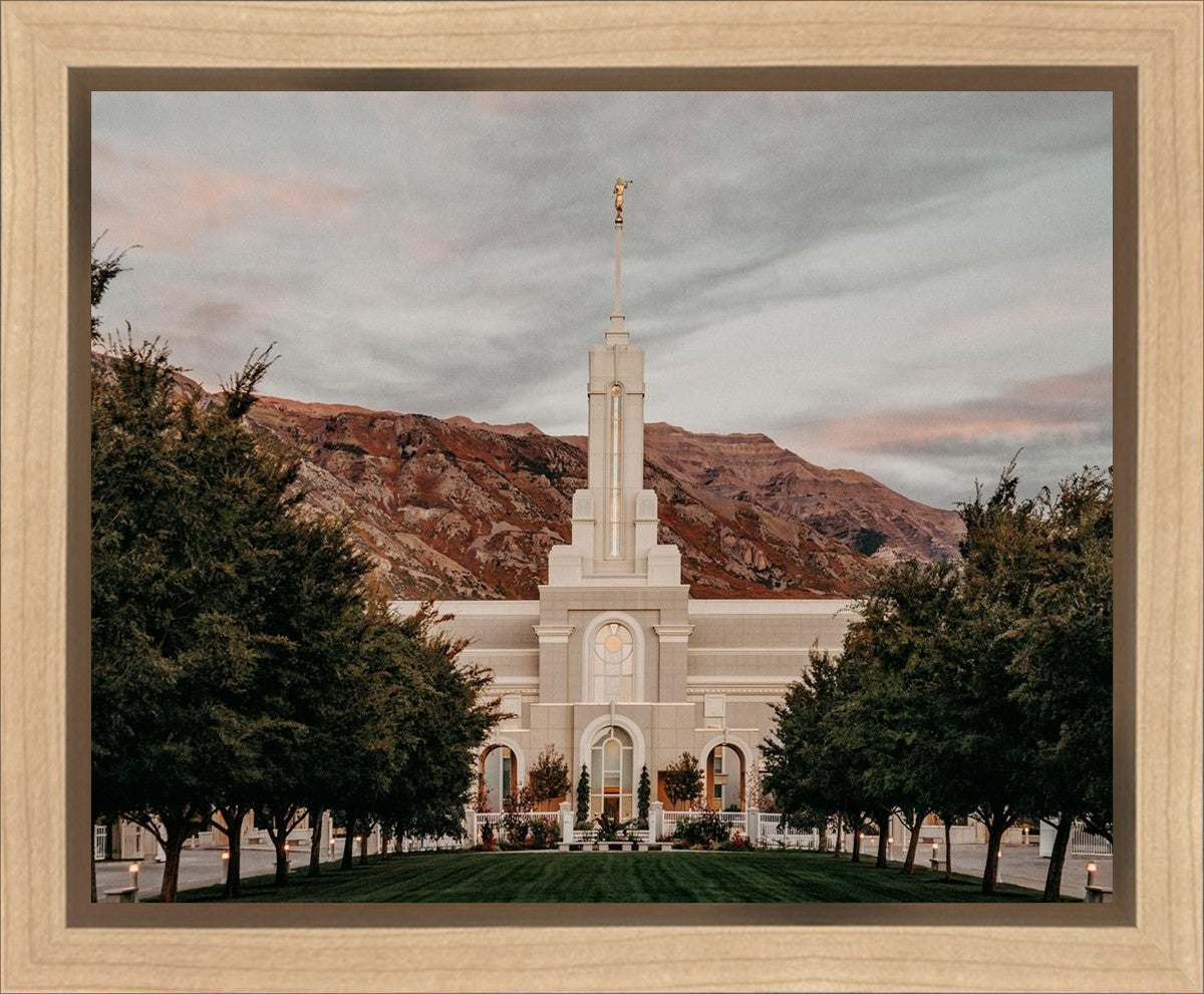 Mount Timpanogos a Firm Foundation Gallery Wrap