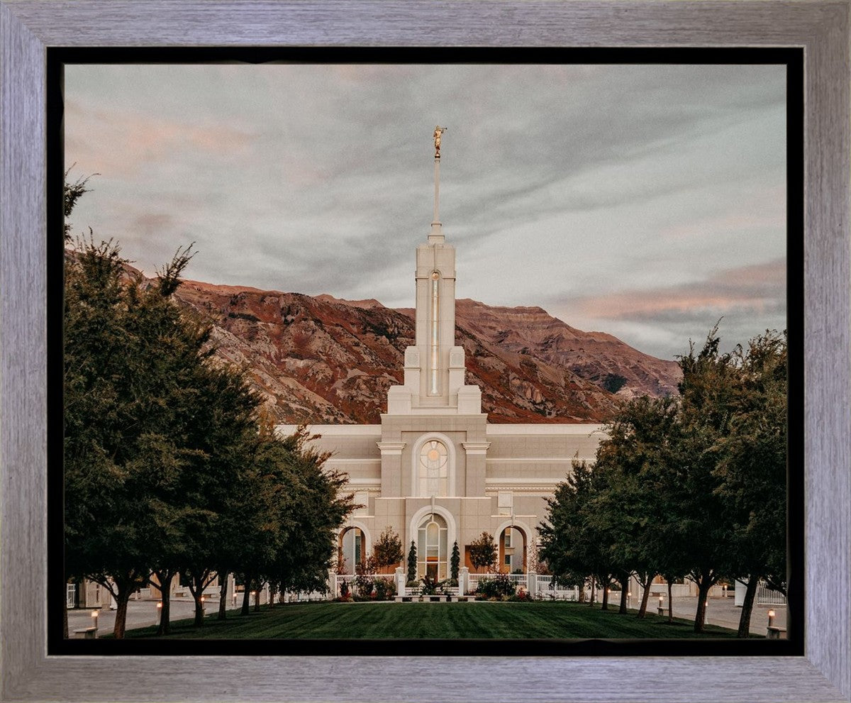 Mount Timpanogos a Firm Foundation Gallery Wrap