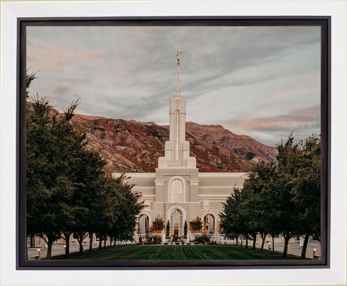 Mount Timpanogos a Firm Foundation Gallery Wrap