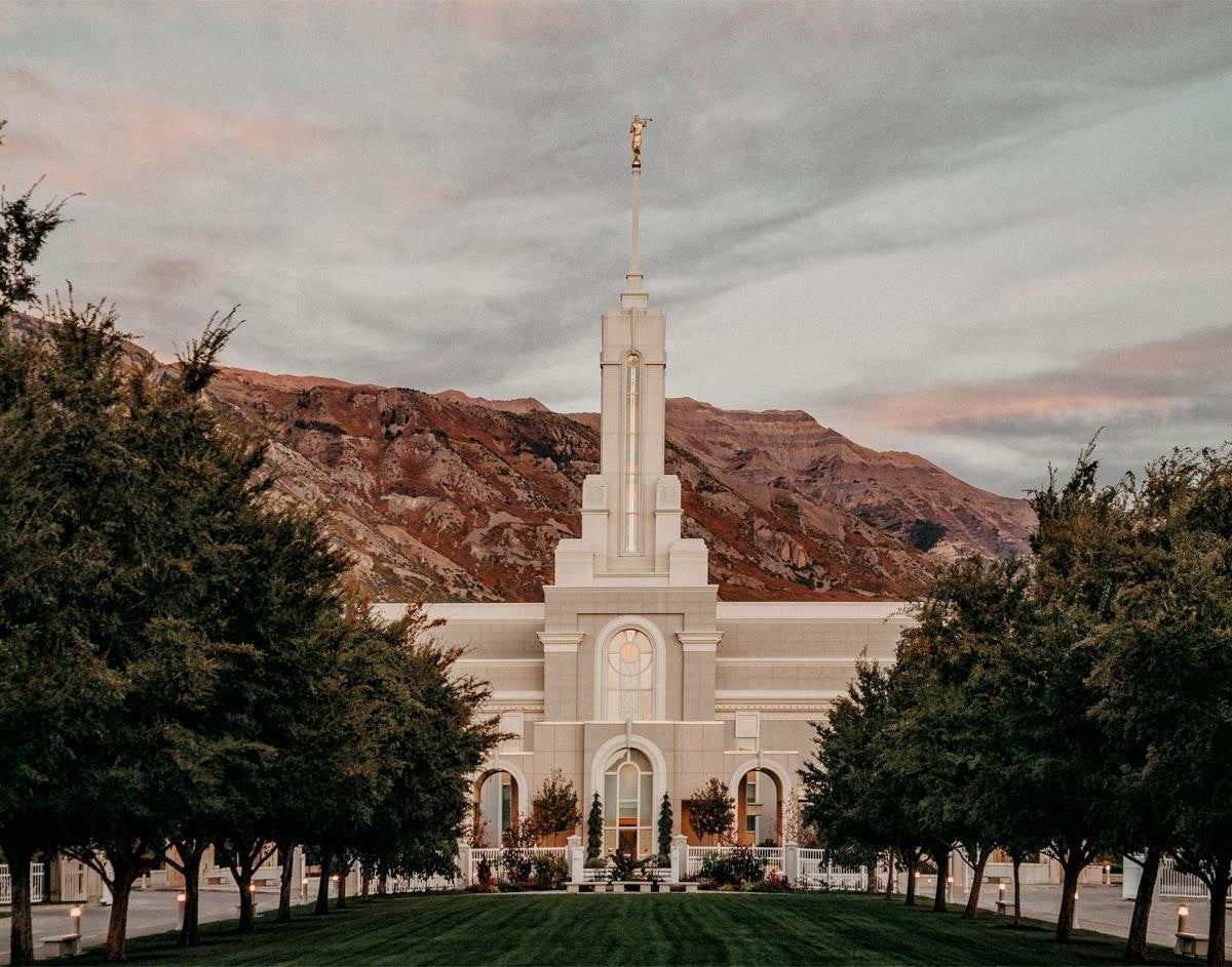 Mount Timpanogos a Firm Foundation Gallery Wrap
