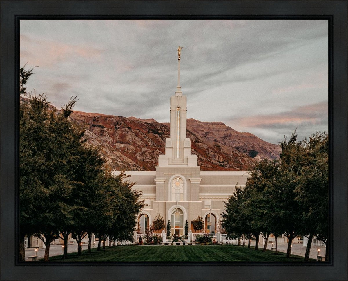 Mount Timpanogos a Firm Foundation Gallery Wrap