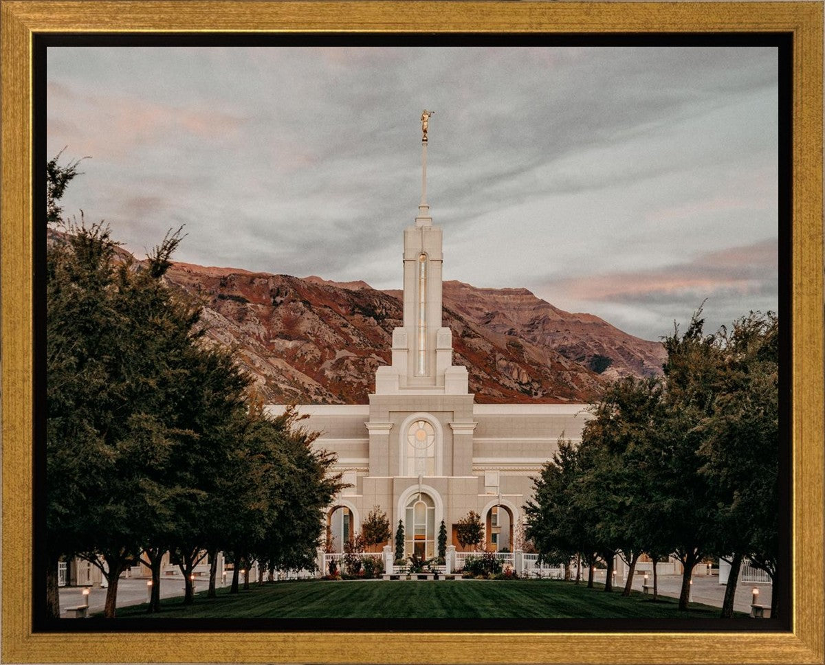 Mount Timpanogos a Firm Foundation Gallery Wrap