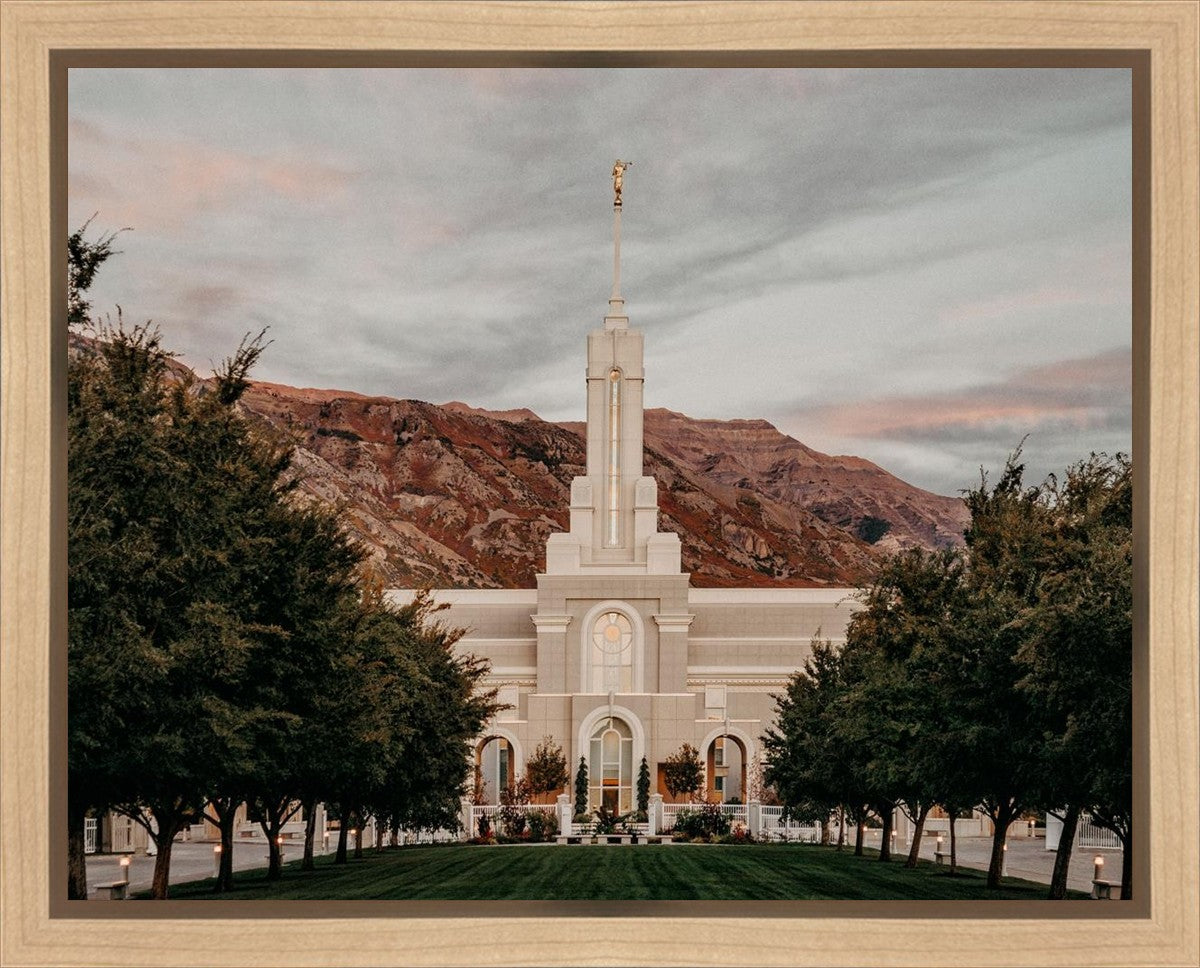 Mount Timpanogos a Firm Foundation Gallery Wrap