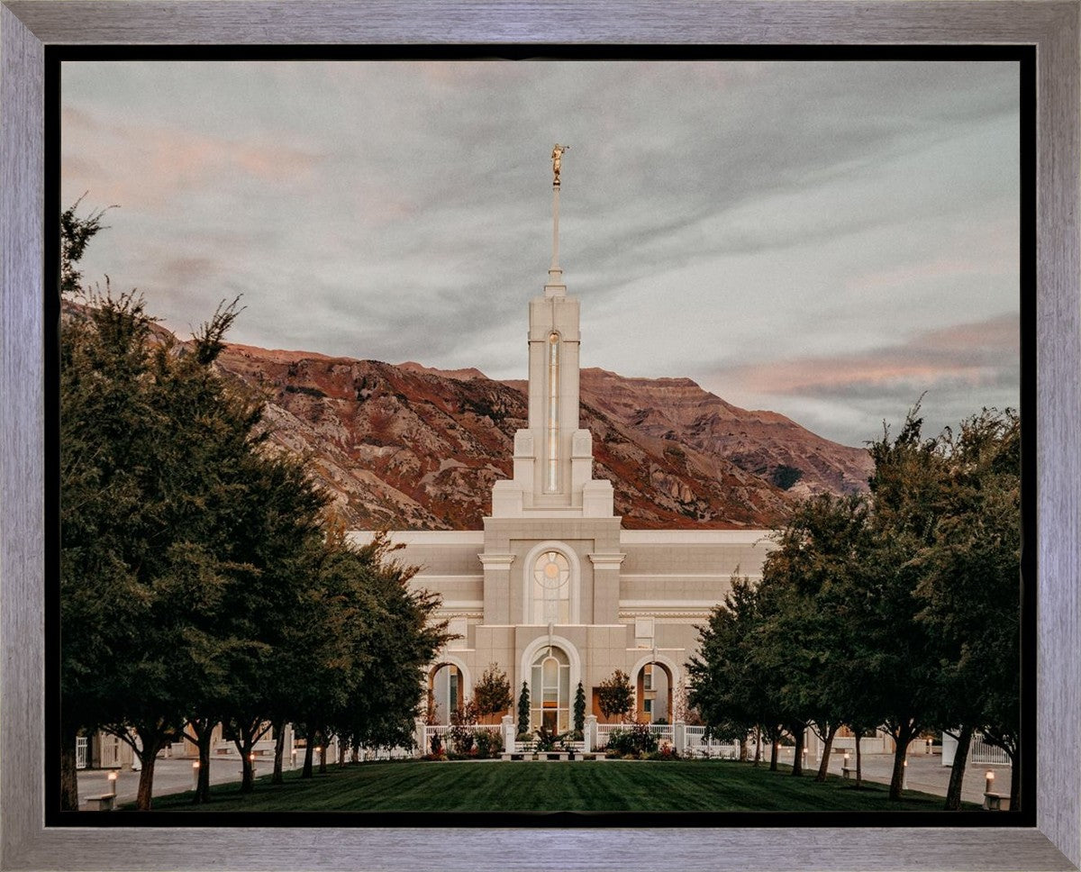 Mount Timpanogos a Firm Foundation Gallery Wrap