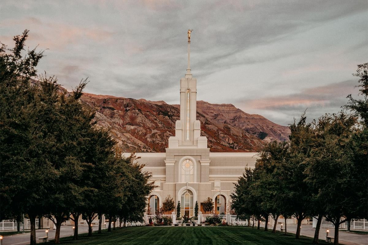 Mount Timpanogos a Firm Foundation Gallery Wrap