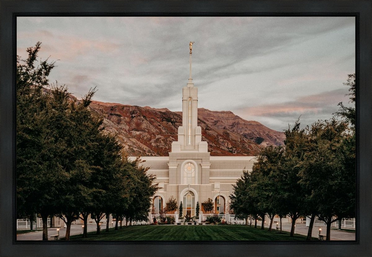 Mount Timpanogos a Firm Foundation Gallery Wrap