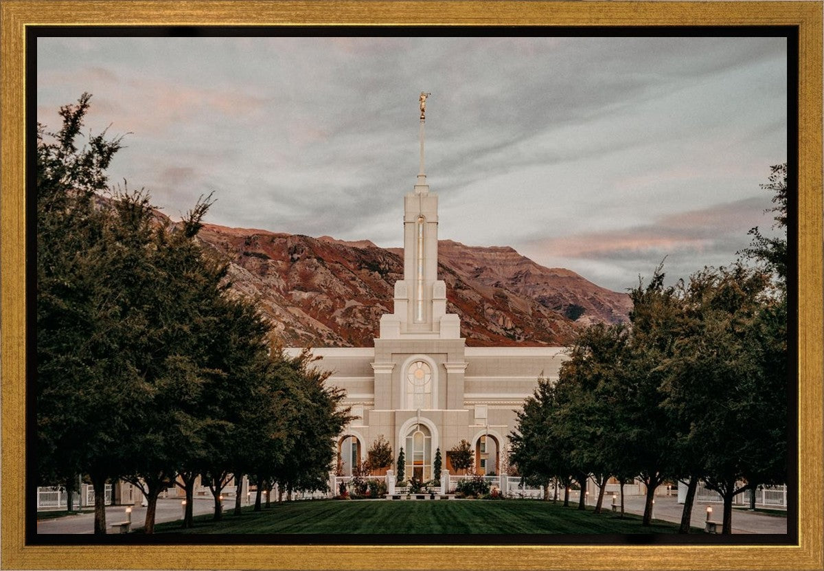 Mount Timpanogos a Firm Foundation Gallery Wrap