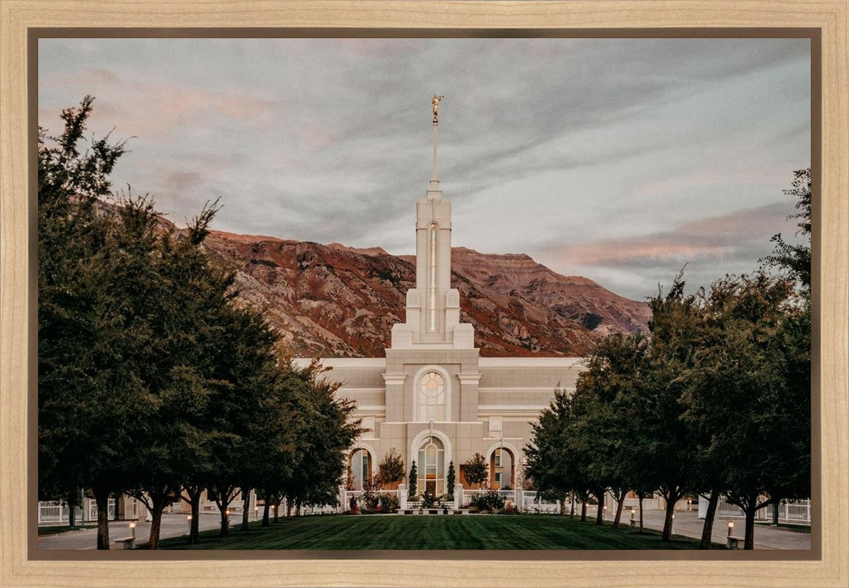 Mount Timpanogos a Firm Foundation Gallery Wrap