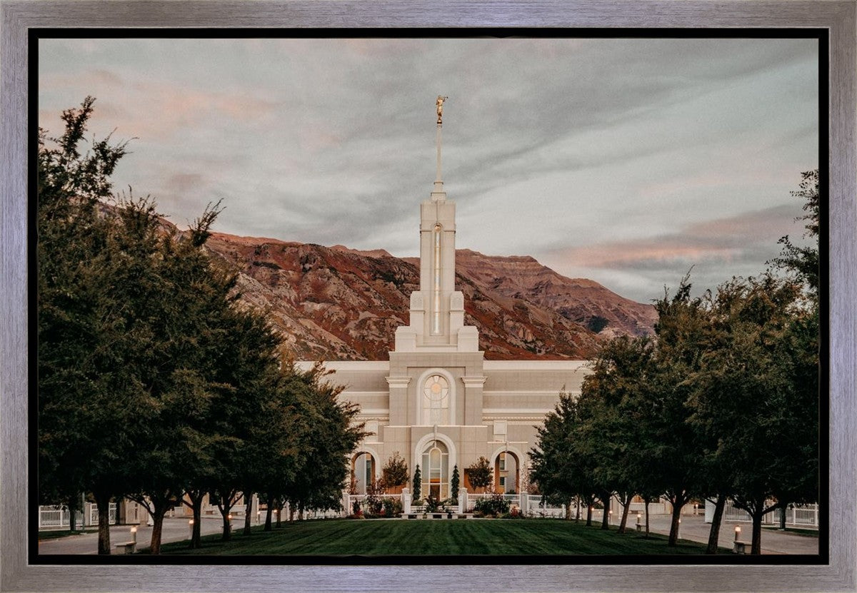 Mount Timpanogos a Firm Foundation Gallery Wrap