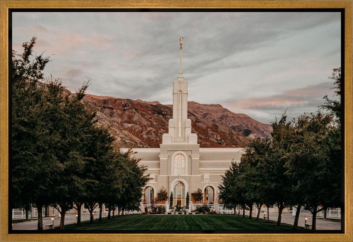 Mount Timpanogos a Firm Foundation Gallery Wrap