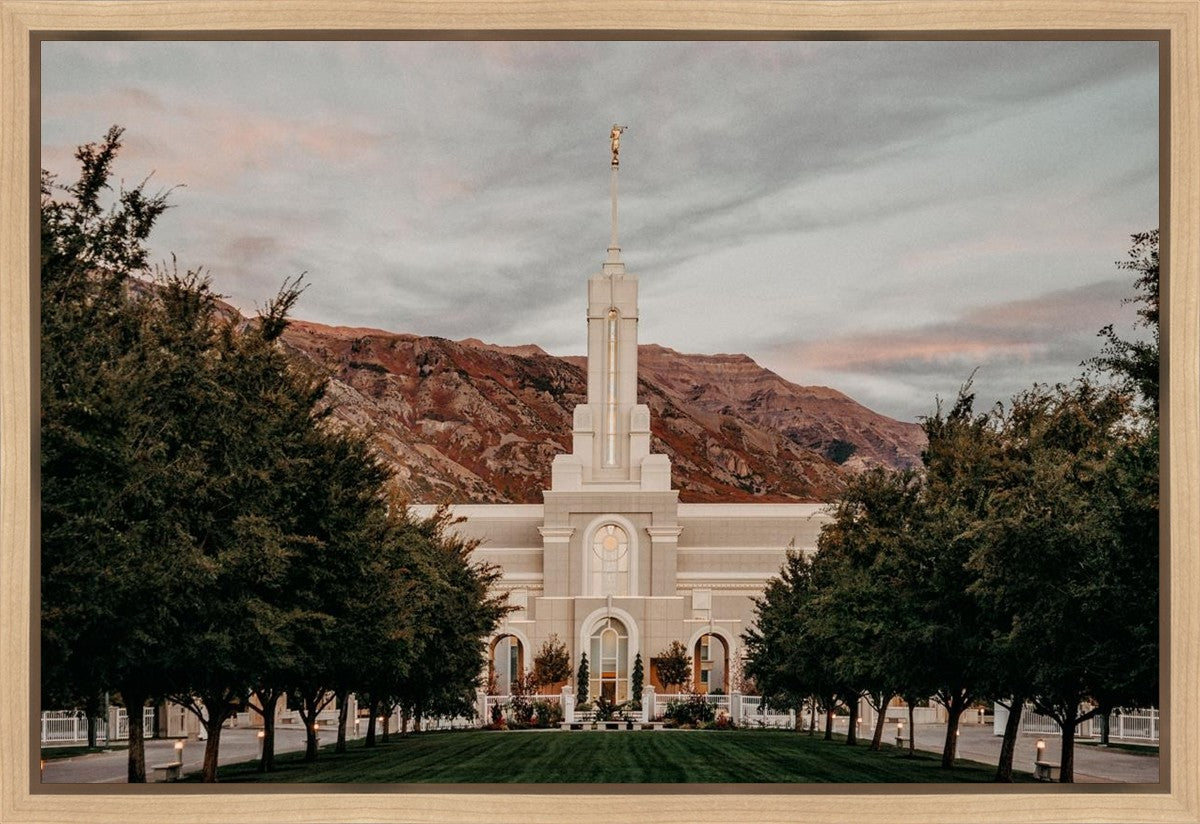 Mount Timpanogos a Firm Foundation Gallery Wrap