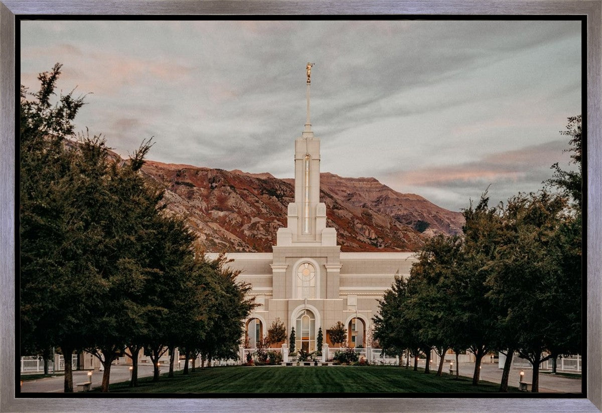 Mount Timpanogos a Firm Foundation Gallery Wrap