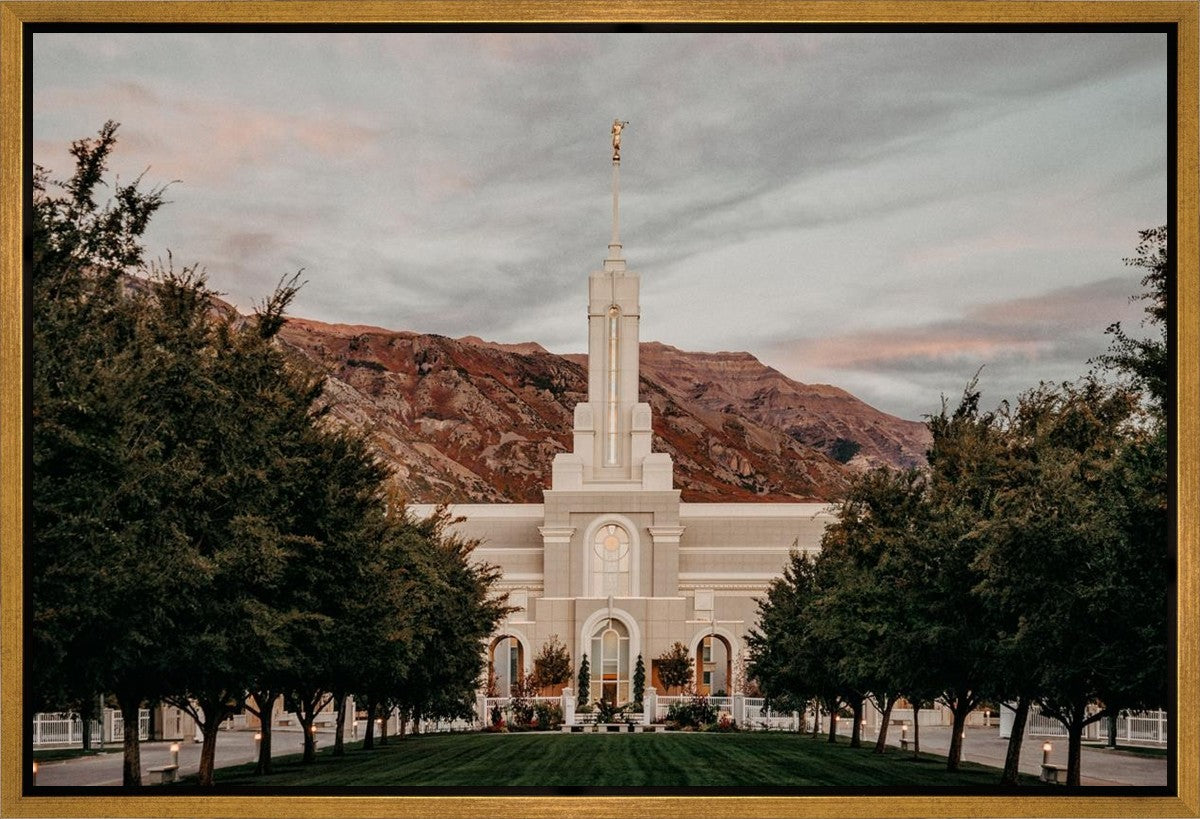 Mount Timpanogos a Firm Foundation Gallery Wrap
