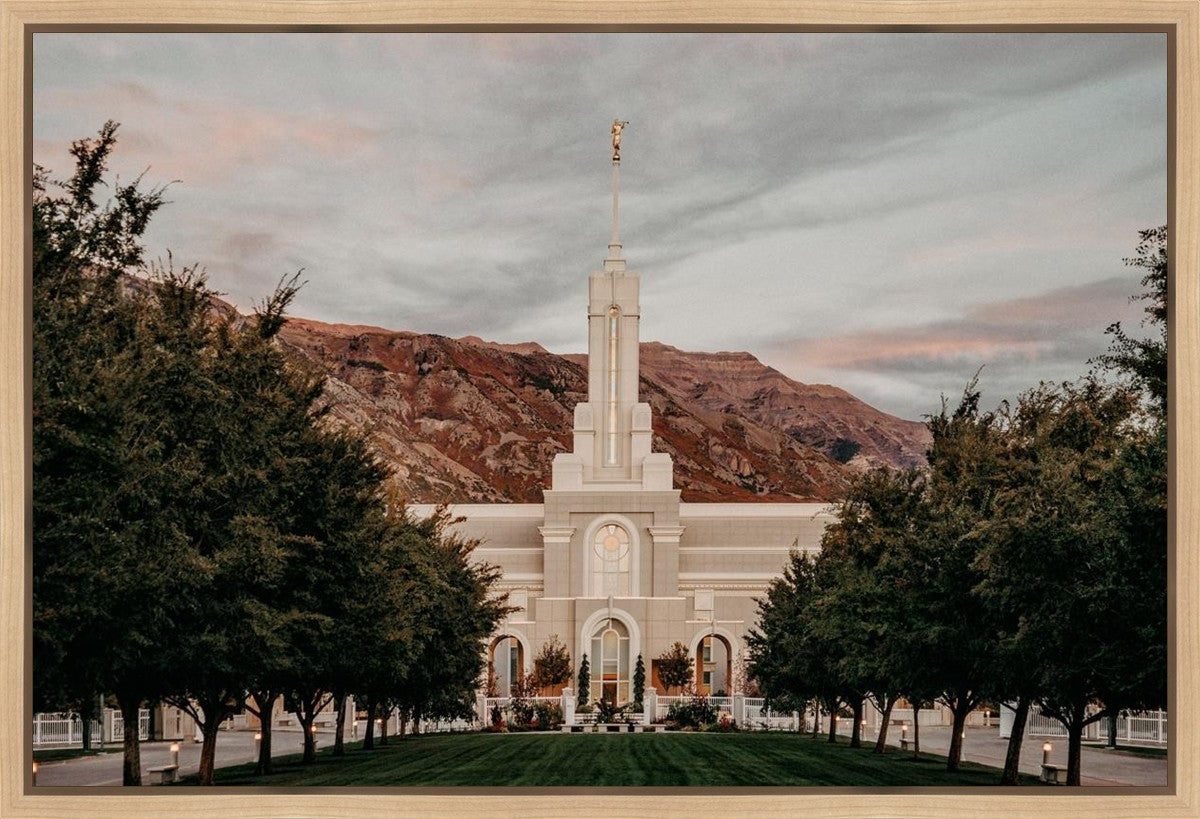 Mount Timpanogos a Firm Foundation Gallery Wrap