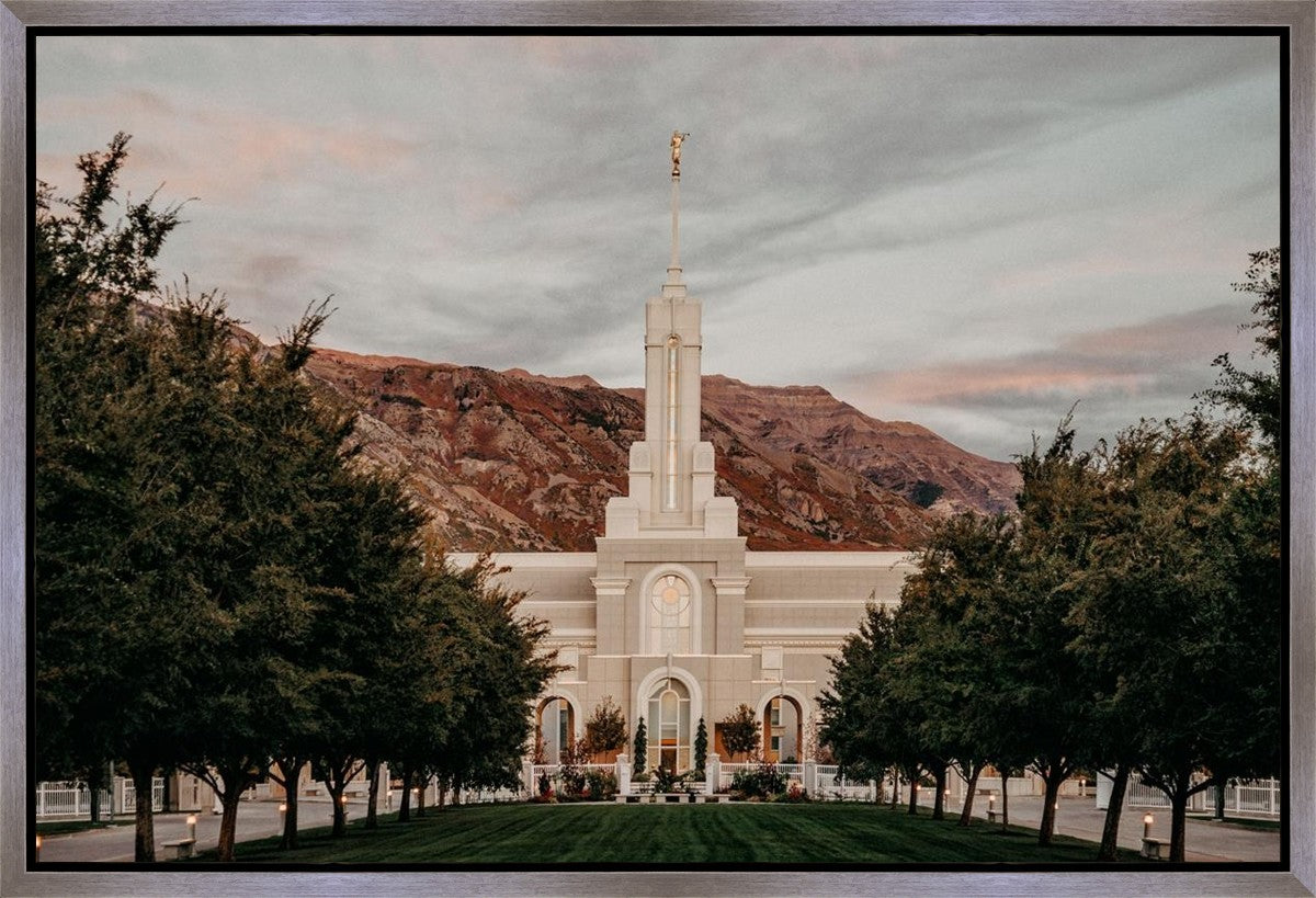 Mount Timpanogos a Firm Foundation Gallery Wrap