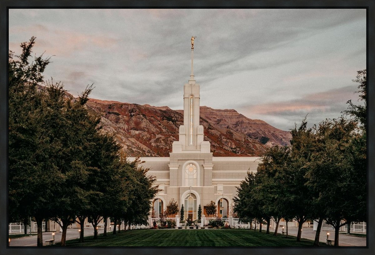 Mount Timpanogos a Firm Foundation Gallery Wrap
