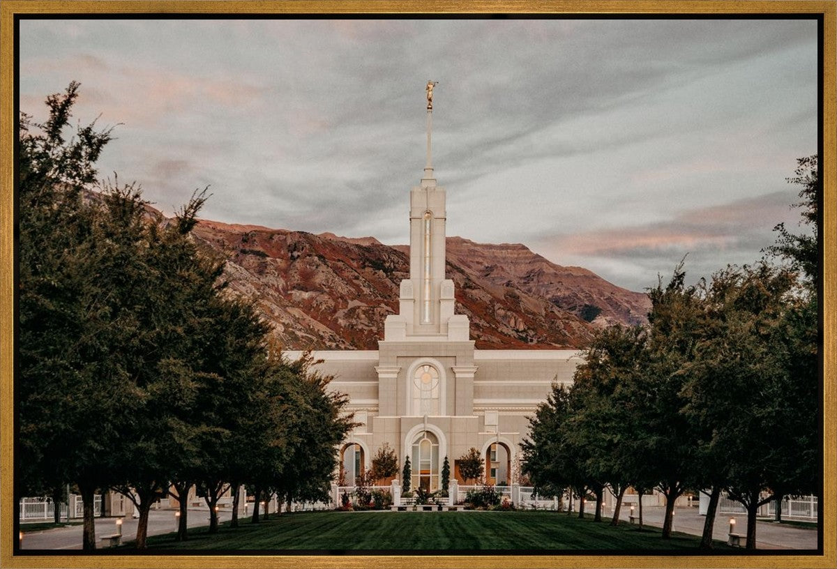 Mount Timpanogos a Firm Foundation Gallery Wrap