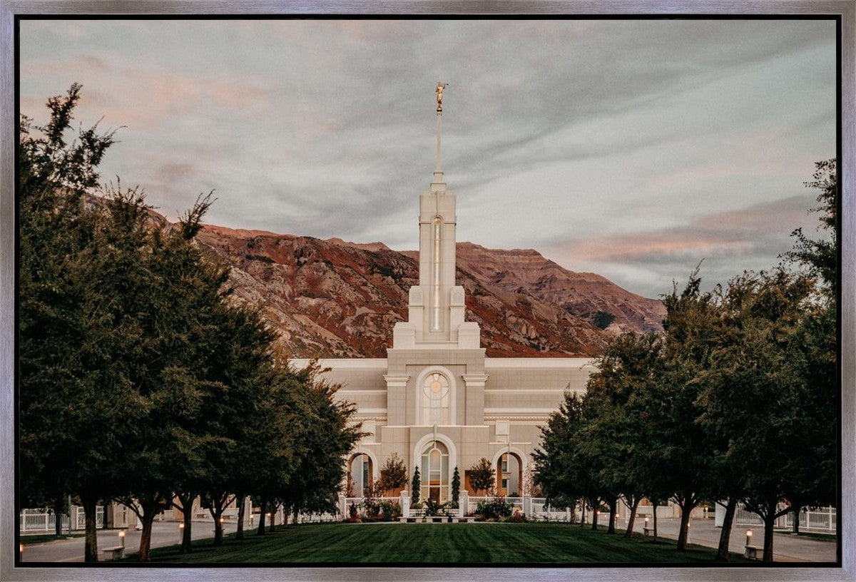 Mount Timpanogos a Firm Foundation Gallery Wrap