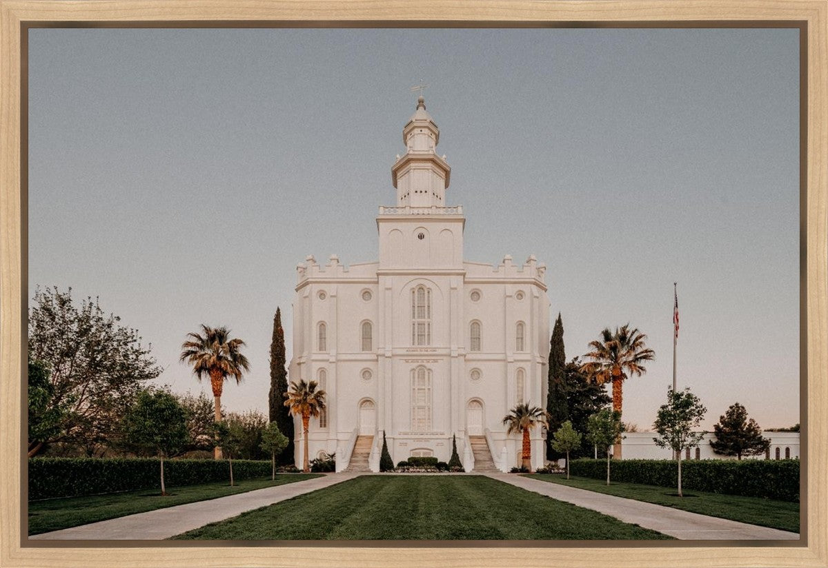 St. George a Firm Foundation Gallery Wrap