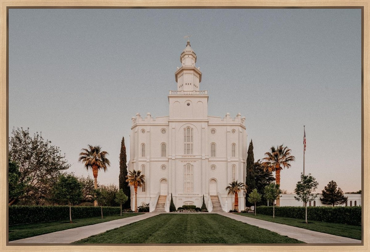 St. George a Firm Foundation Gallery Wrap
