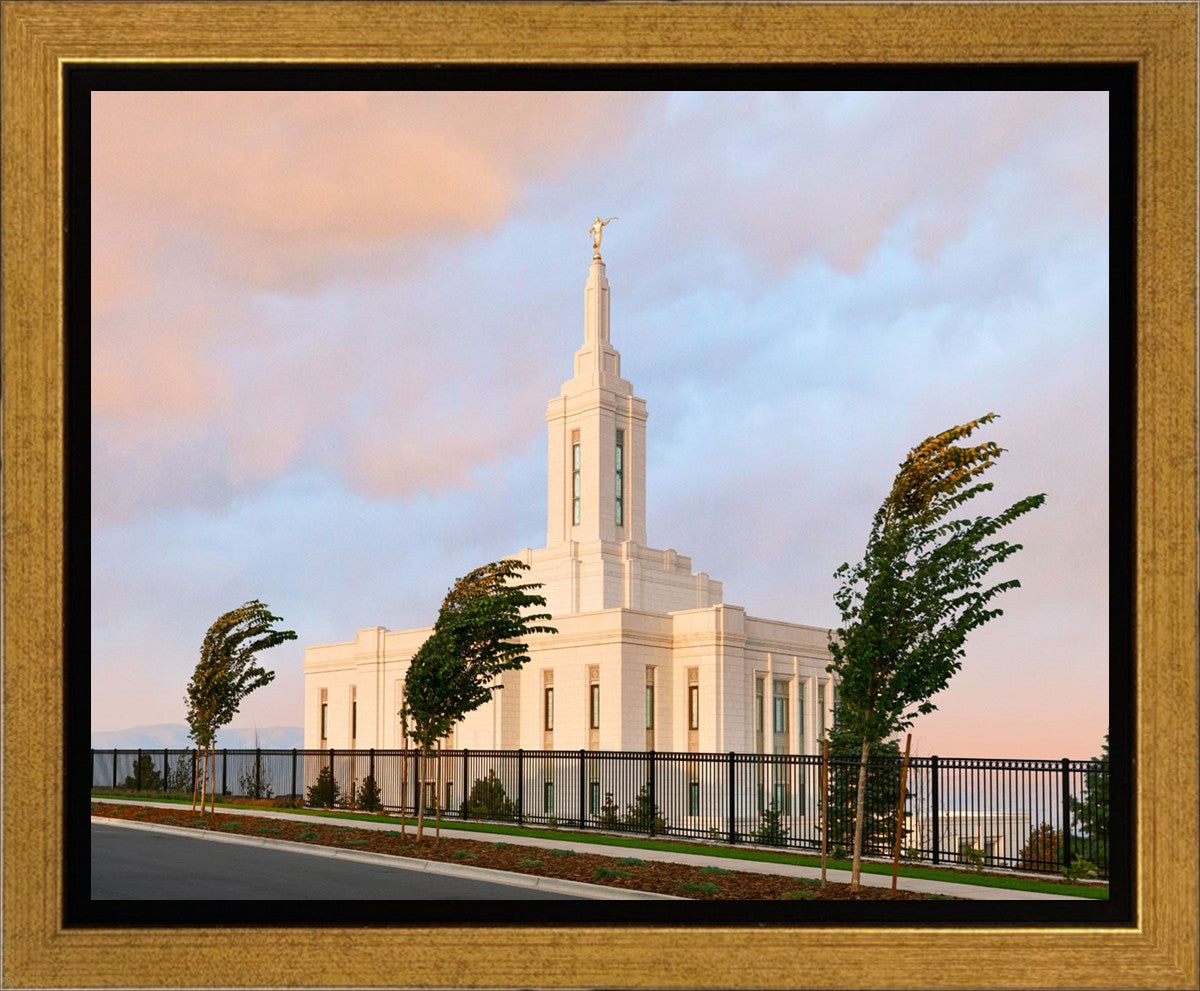 Pocatello Morning Sunrise Gallery Wrap
