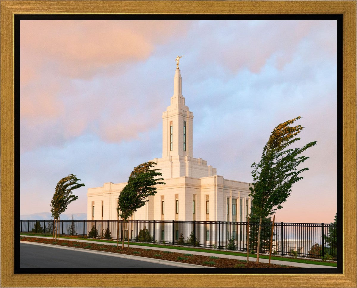 Pocatello Morning Sunrise Gallery Wrap