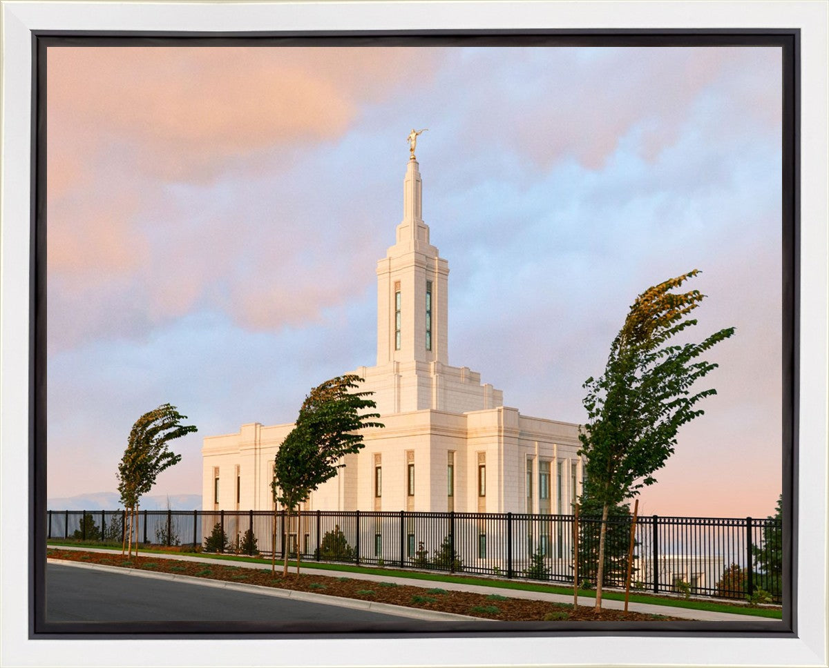 Pocatello Morning Sunrise Gallery Wrap