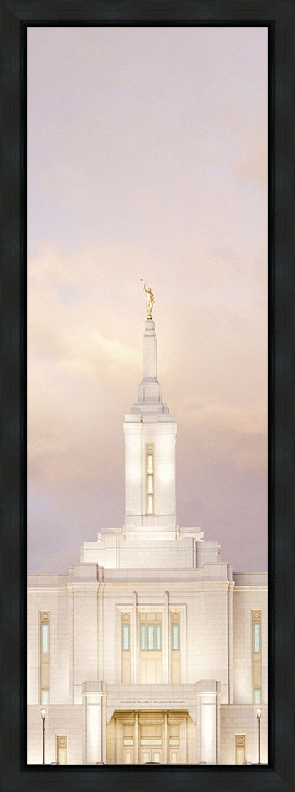 Angel Moroni Pocatello Temple Spire Gallery Wrap