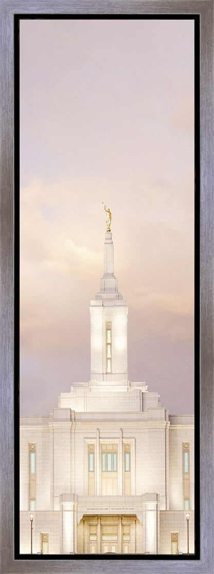 Angel Moroni Pocatello Temple Spire Gallery Wrap