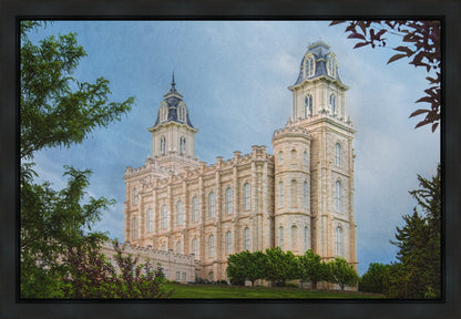 Manti Temple 02 Gallery Wrap