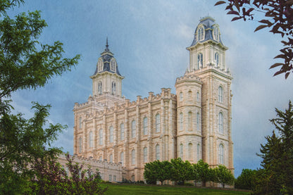 Manti Temple 02 Gallery Wrap