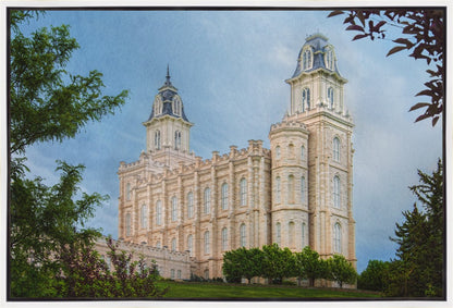 Manti Temple 02 Gallery Wrap