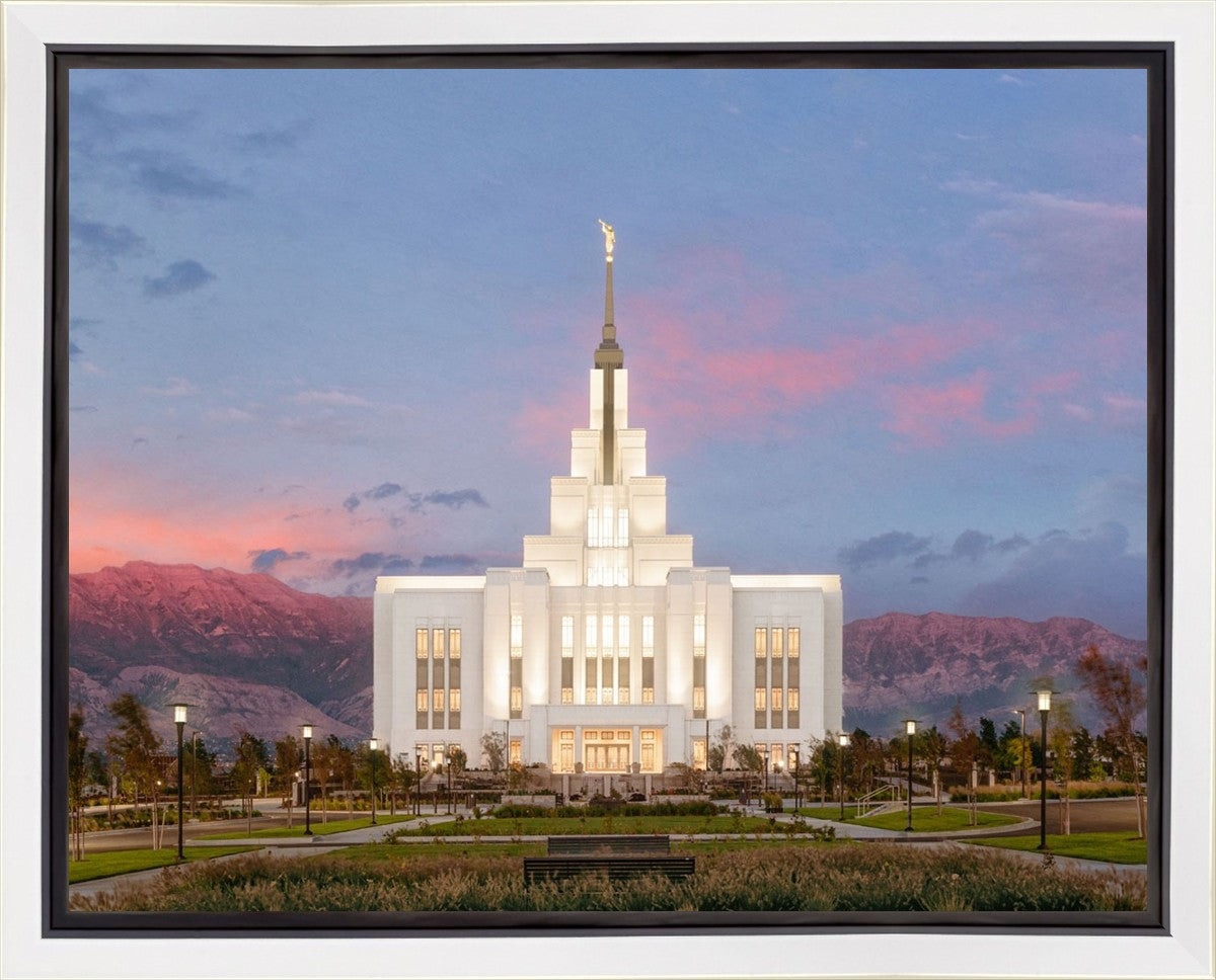 Saratoga Springs Timpanogos Glow Gallery Wrap
