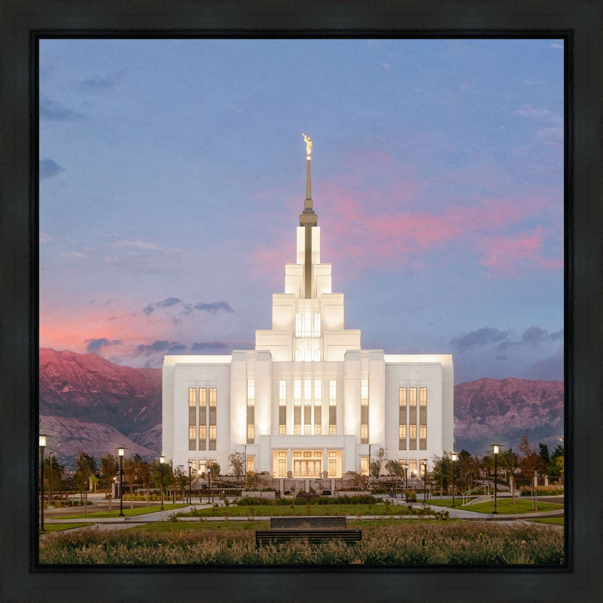 Saratoga Springs Timpanogos Glow Gallery Wrap