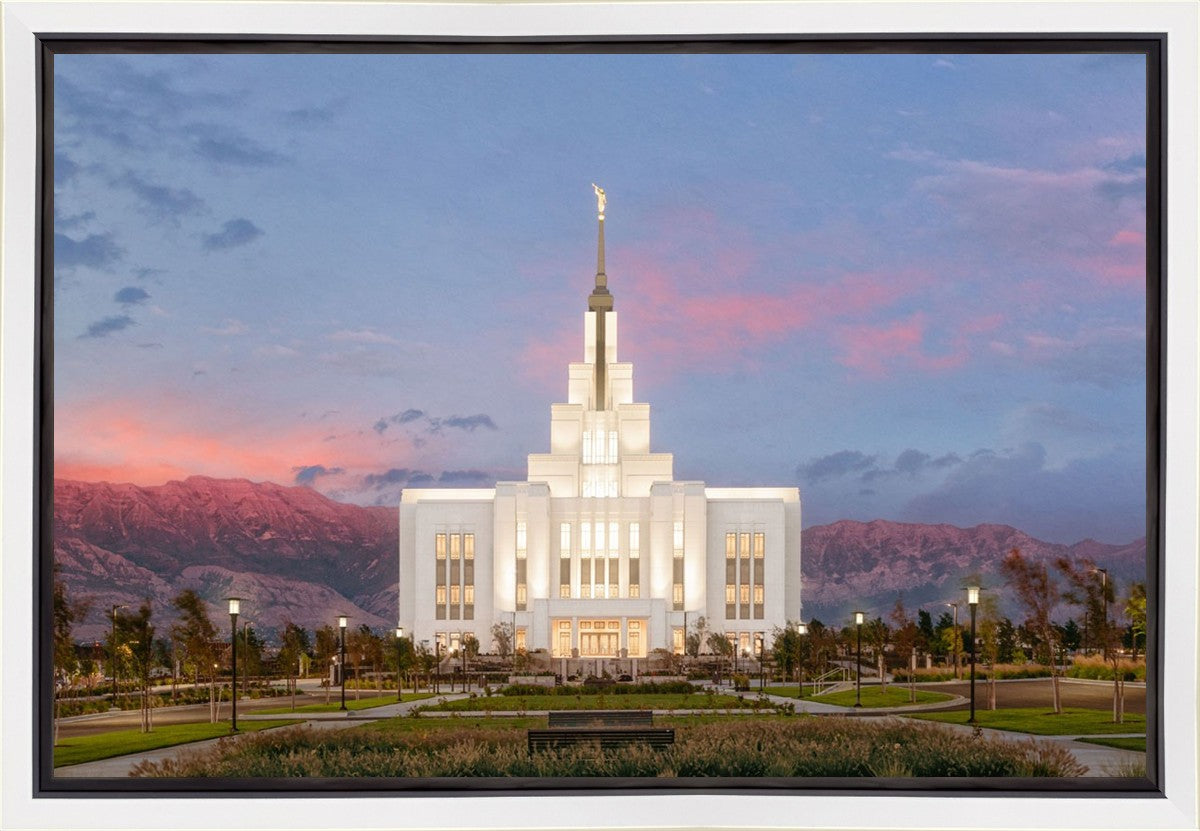 Saratoga Springs Timpanogos Glow Gallery Wrap