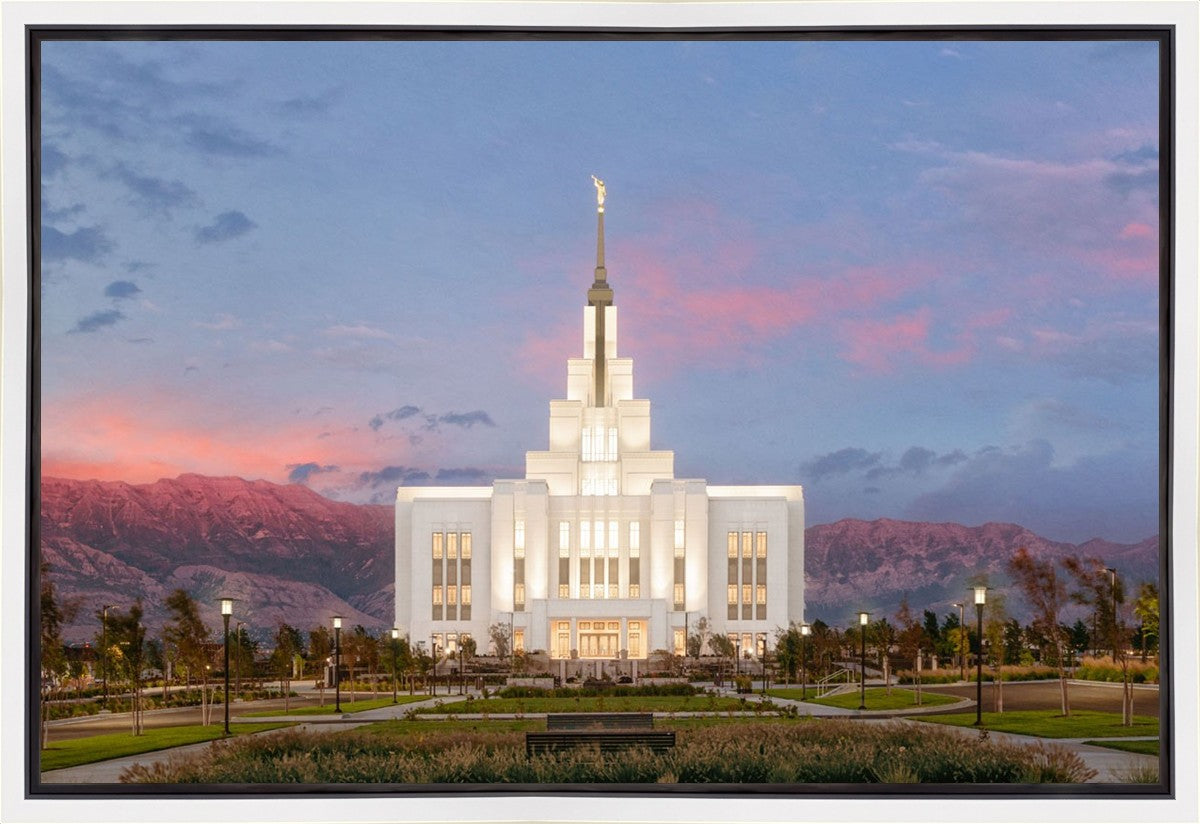 Saratoga Springs Timpanogos Glow Gallery Wrap