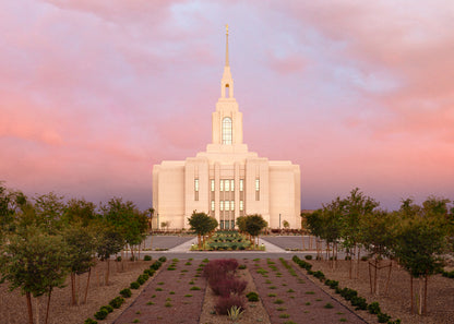 Red Cliffs Utah Glowing Sunset