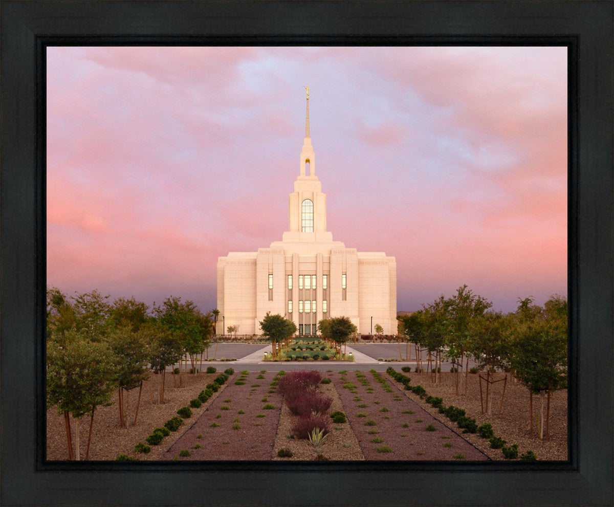Red Cliffs Utah Glowing Sunset
