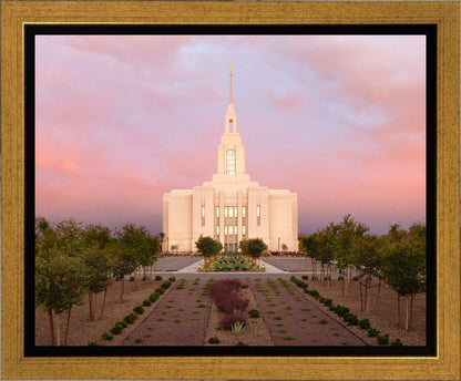 Red Cliffs Utah Glowing Sunset