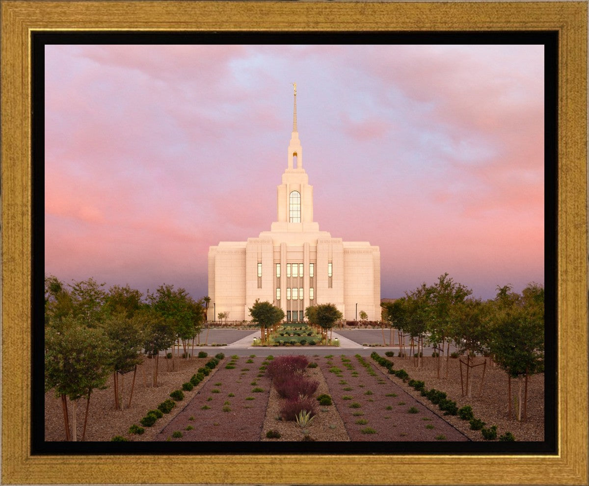 Red Cliffs Utah Glowing Sunset