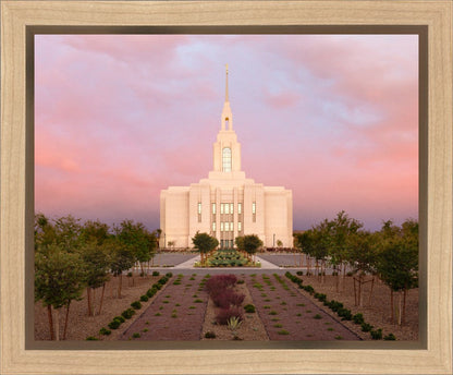 Red Cliffs Utah Glowing Sunset
